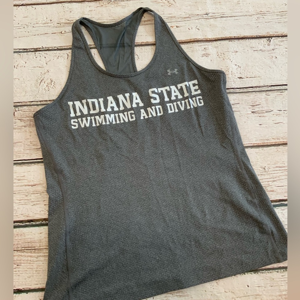 Indiana State Swimming & Diving Under Armour Tank -‎ Large